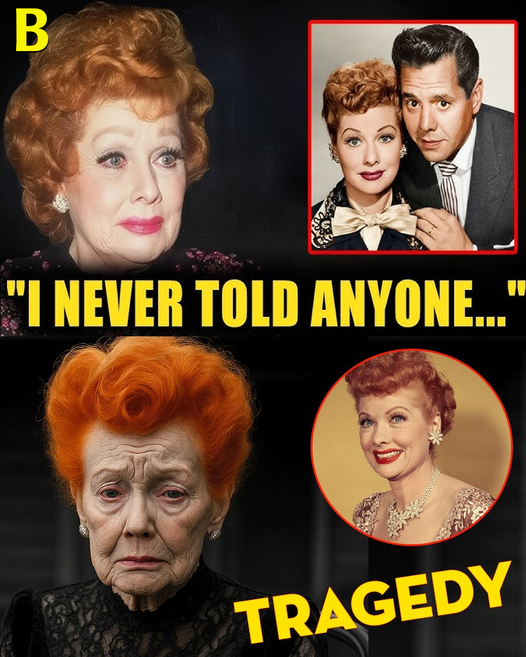 Before She Died, Lucille Ball Exposed the 7 Actresses Who Were Actually EV!L