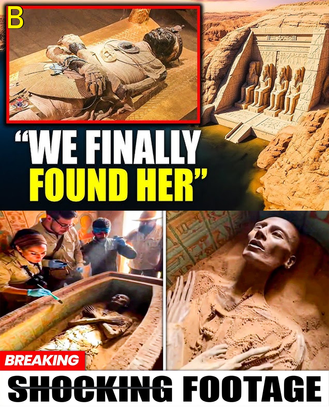 Scientists Just Opened Akhenaten’s Lost Tomb- And The Condition Of The Mummy Shocked Egyptologists