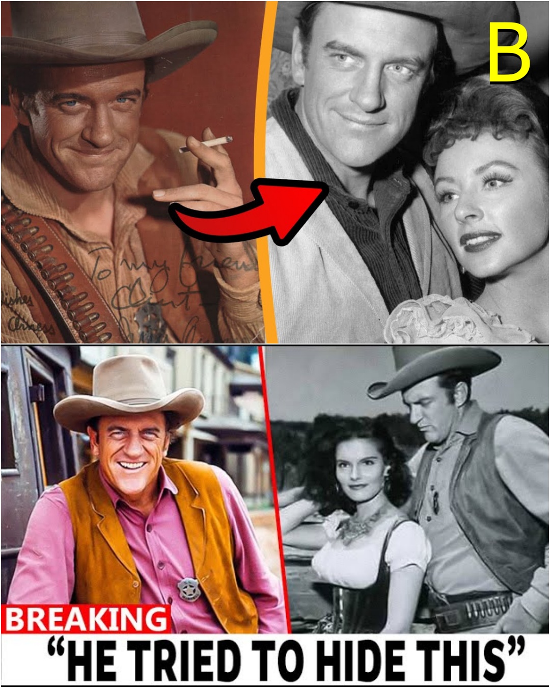 James Arness from ”Gunsmoke ” Truly Lived a Life Full of Secrets