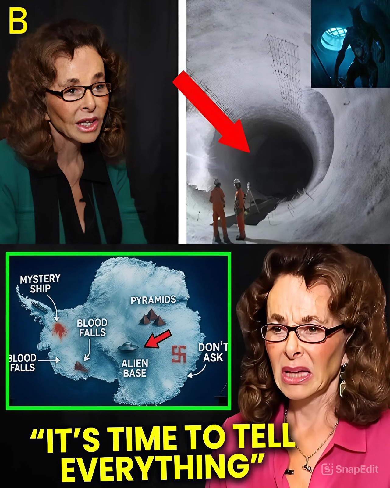 New Now: “Before I D!e, I must Tell The Truth” Linda Moulton Howe Finally Admits What they Saw on Antarctica