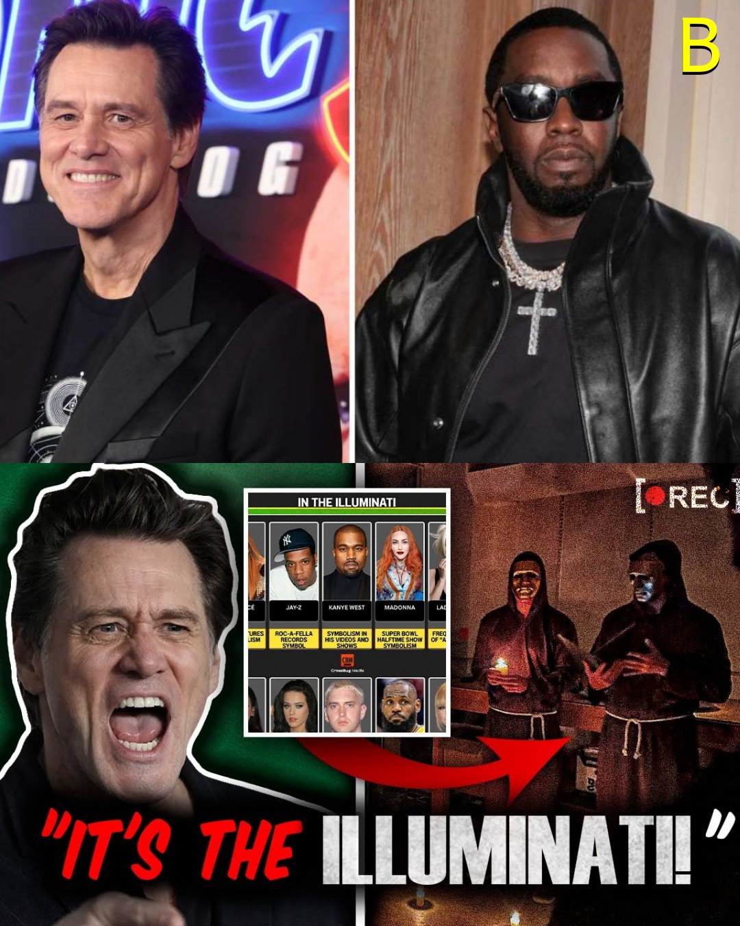 Jim Carrey Reveals Celebrities Who Were Removed From Diddy’s Documentary