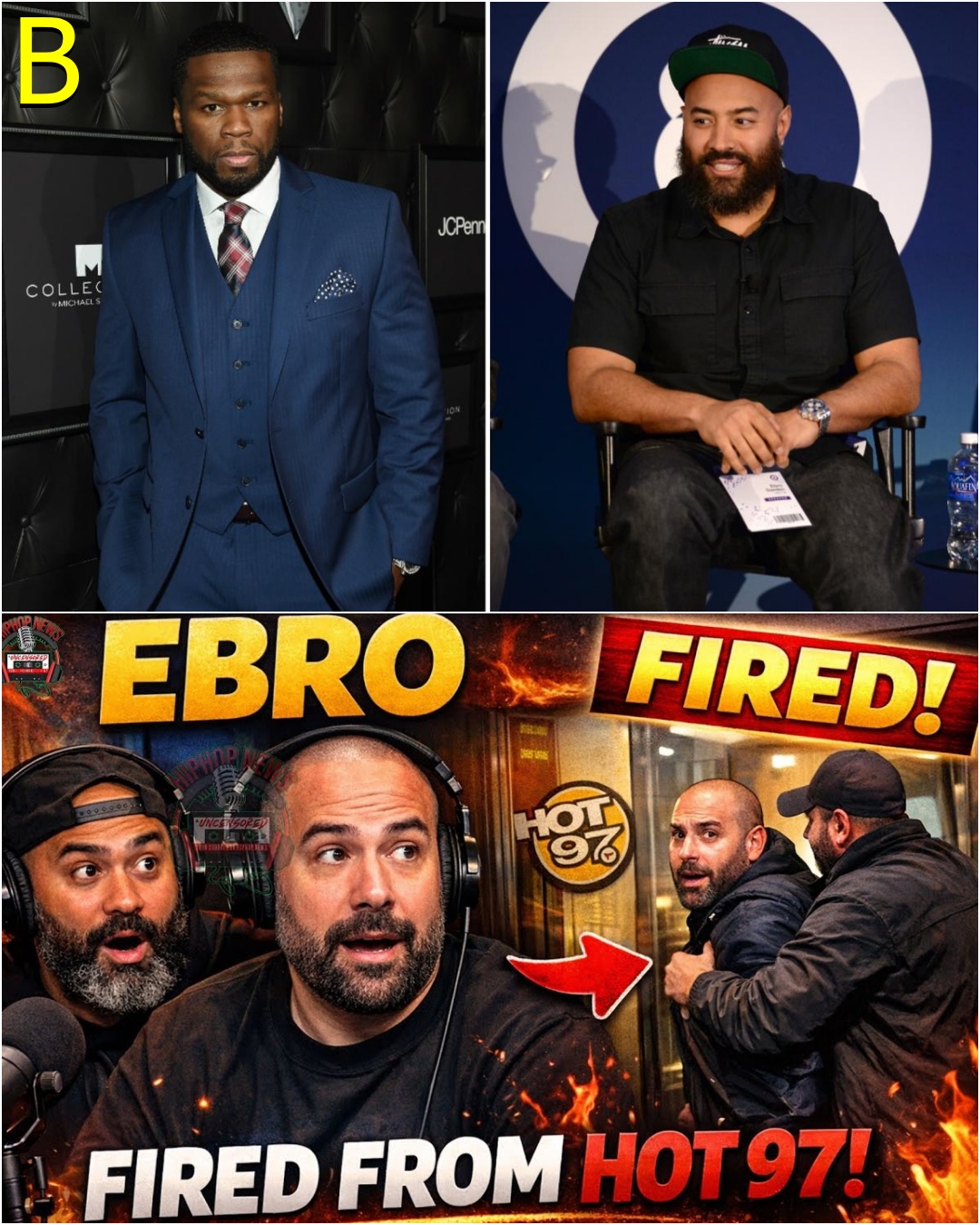 50 Cent Claims He Pushed for Ebro’s Firing from Hot 97 Over On-Air Comments