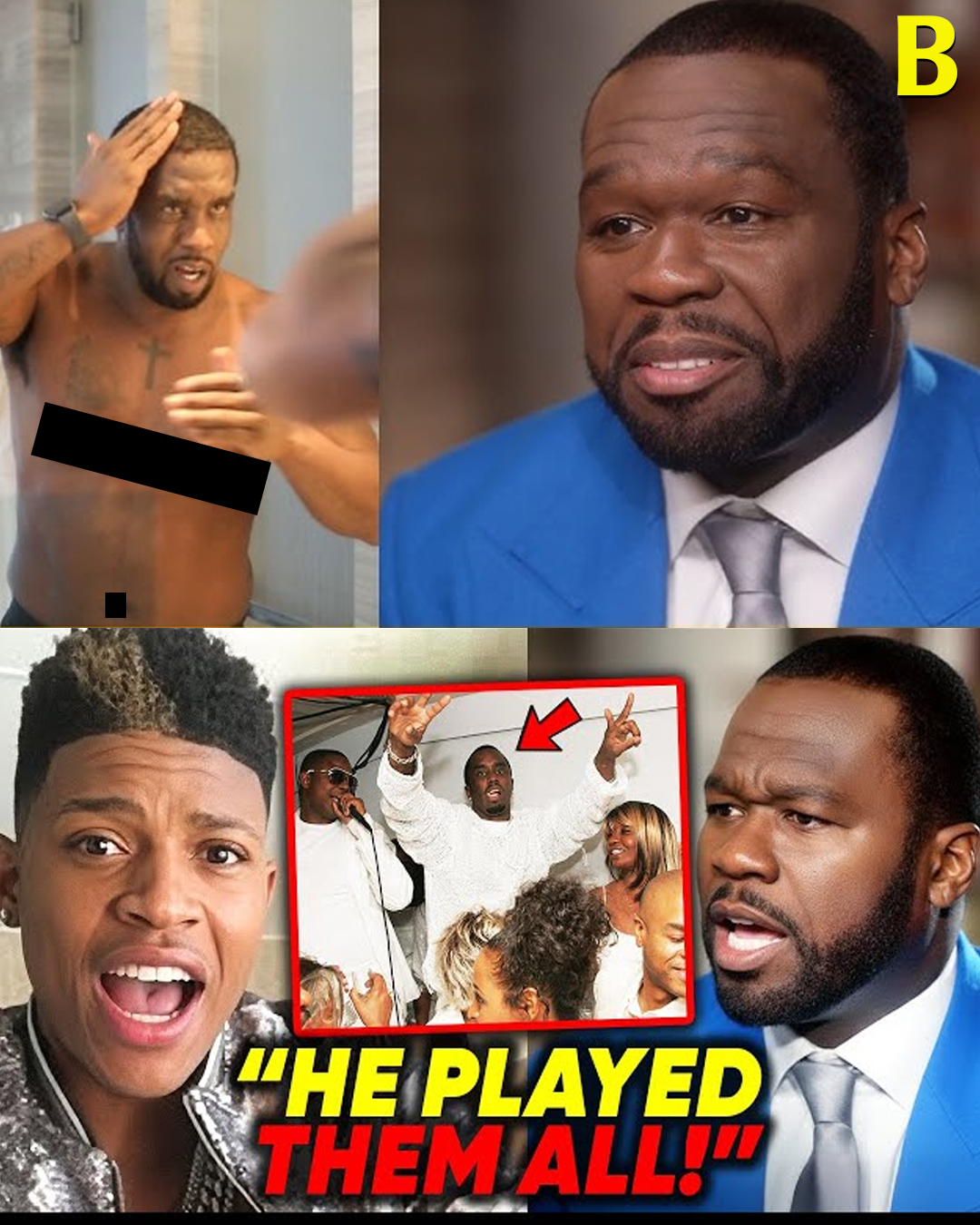 Bryshere Gray Collaborates with 50 Cent | Documentary 2 Reveals Male Vict!ms