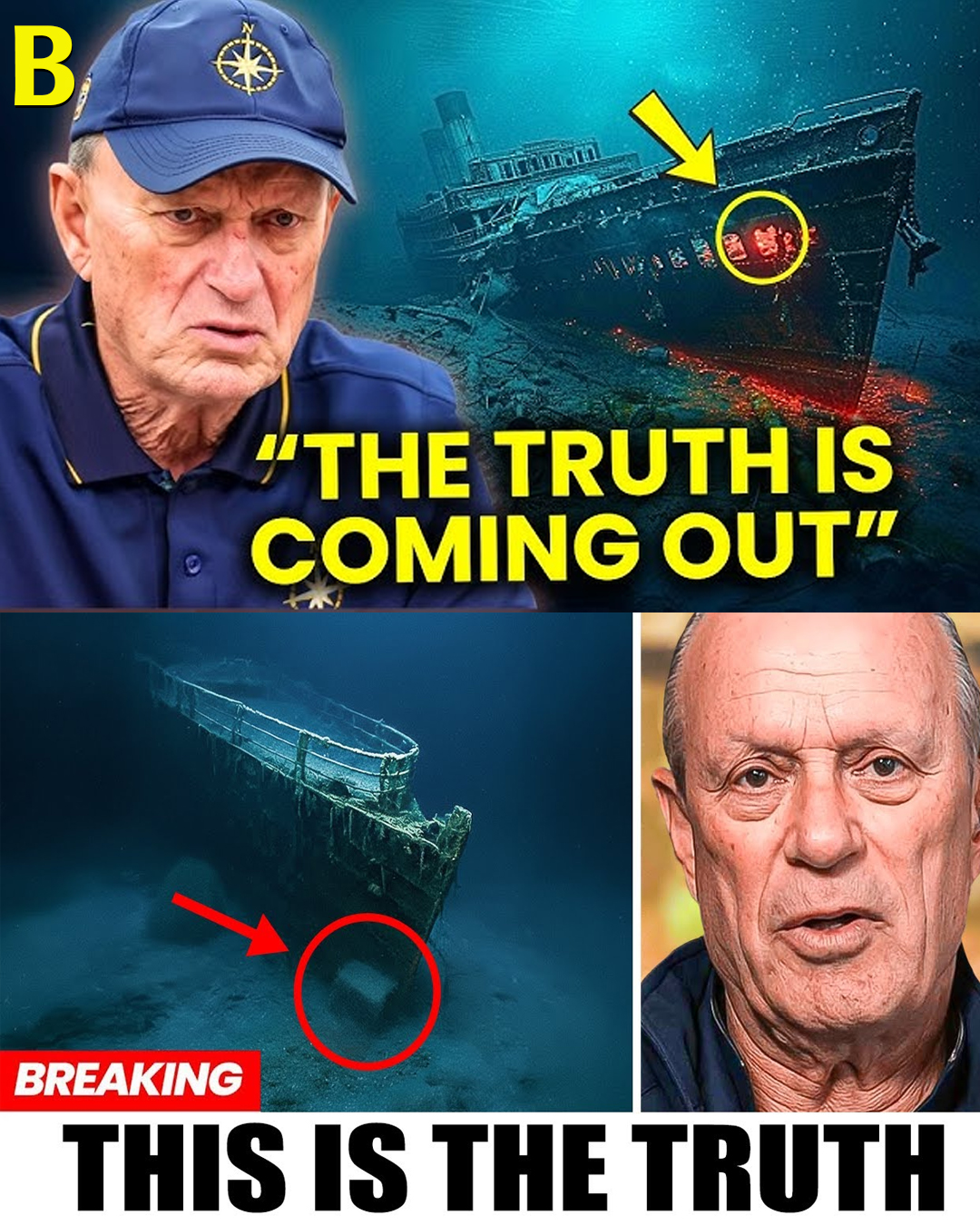Before He Dies, Titanic Discoverer Robert Ballard Admits What He Found at the Wreck