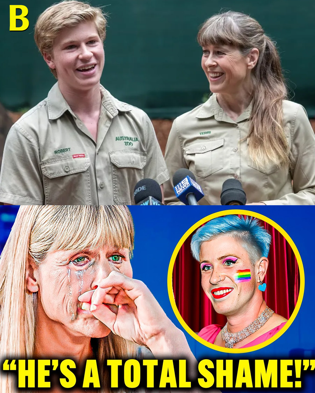 New Now: Terry Irwin In Tears After Son’s TR@GIC Transformation