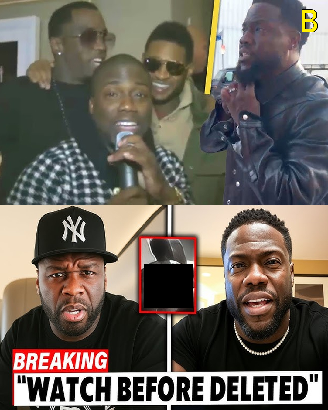 Internet ERUPTS: 50 Cent Drops Kevin Hart & Diddy Clip — Fans STUNNED by What They Saw!