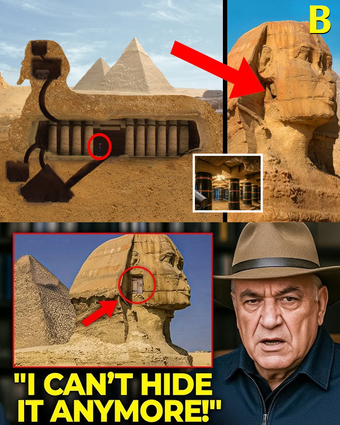 Before I D!e, I Need To Tell The Truth — Zahi Hawass Reveals What’s Hidden Beneath the Sphinx