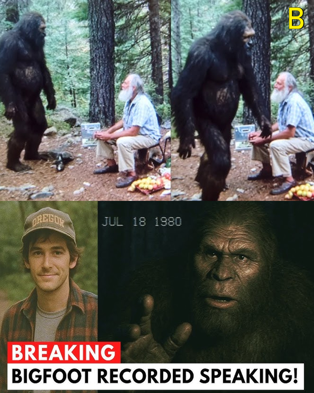 He Recorded Bigfoot Speaking Since the 80s. What It Said About Missing People Will Shock You