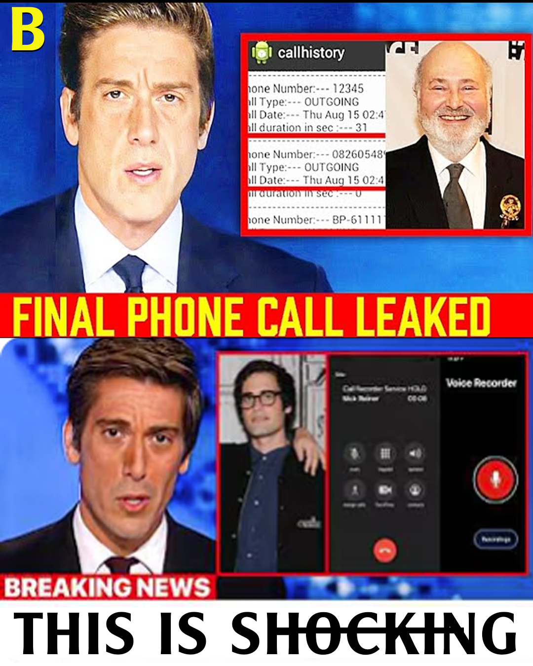 Rob Reiner Final Phone Call, What He Said Will Sh0ck You