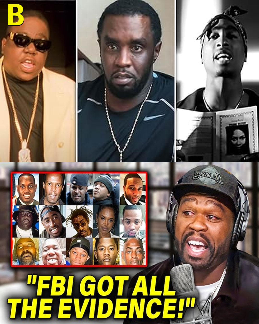 50 Cent EXPOSES List of Celebrities Connected to the Mu/rd3rs of Tupac and Biggie