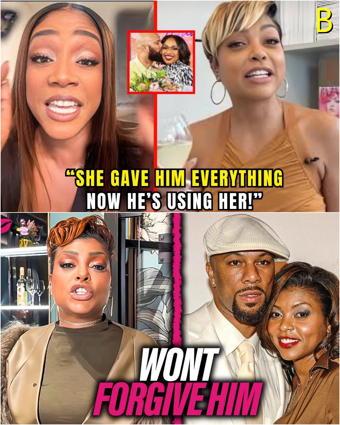 “Tiffany Haddish Drops Bombshell on Common: Sh0cking Support for Taraji P. Henson Reveals How He Expl0its Successful Women!”