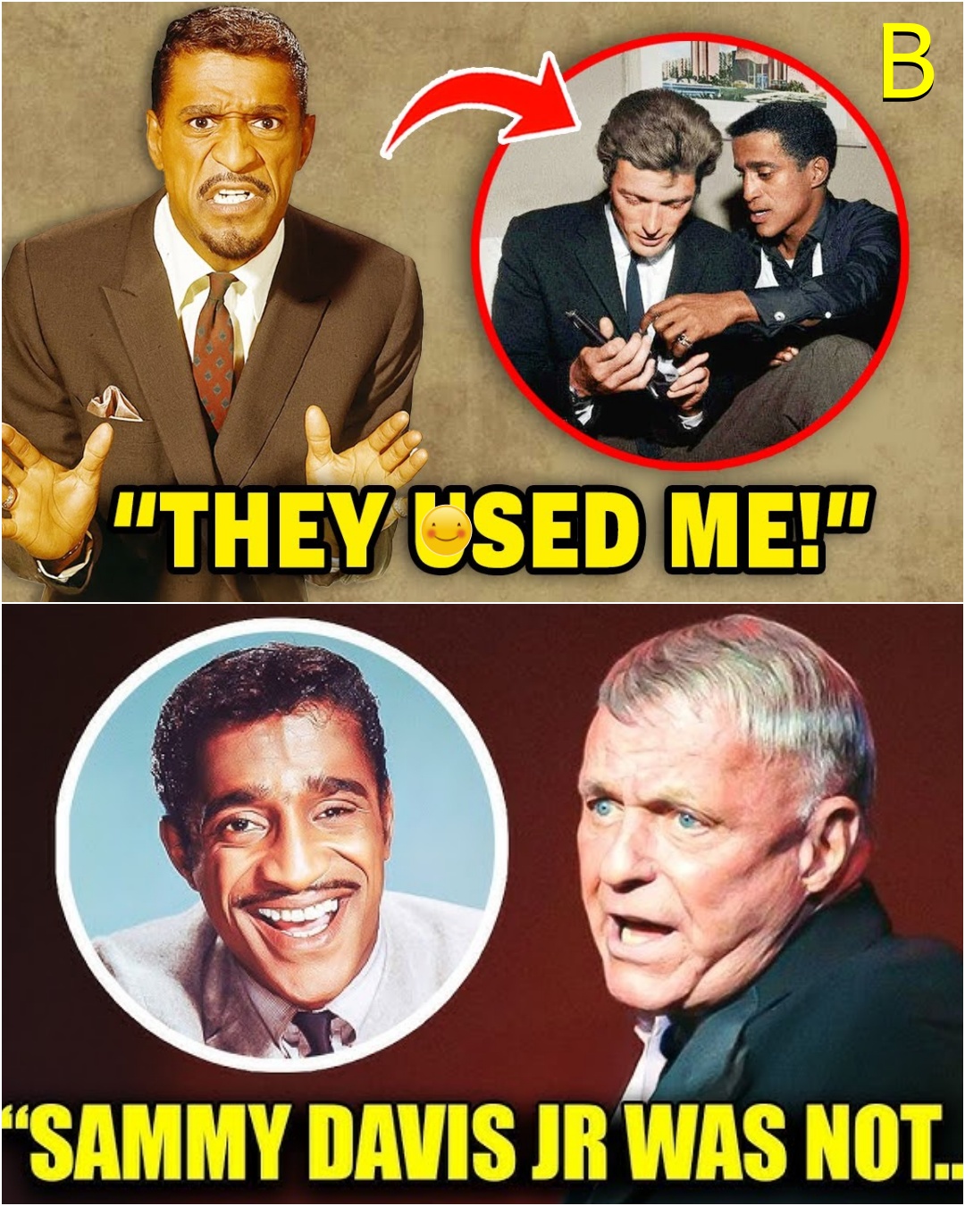Before His De@th, Frank Sinatra FINALLY Confirm The Rumors About Sammy Davis Jr