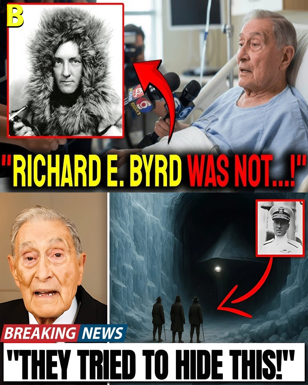 “Before I Di3, I Need To Tell You The Truth”-Last Survivor Breaks Silence About Adm Byrd Expedition