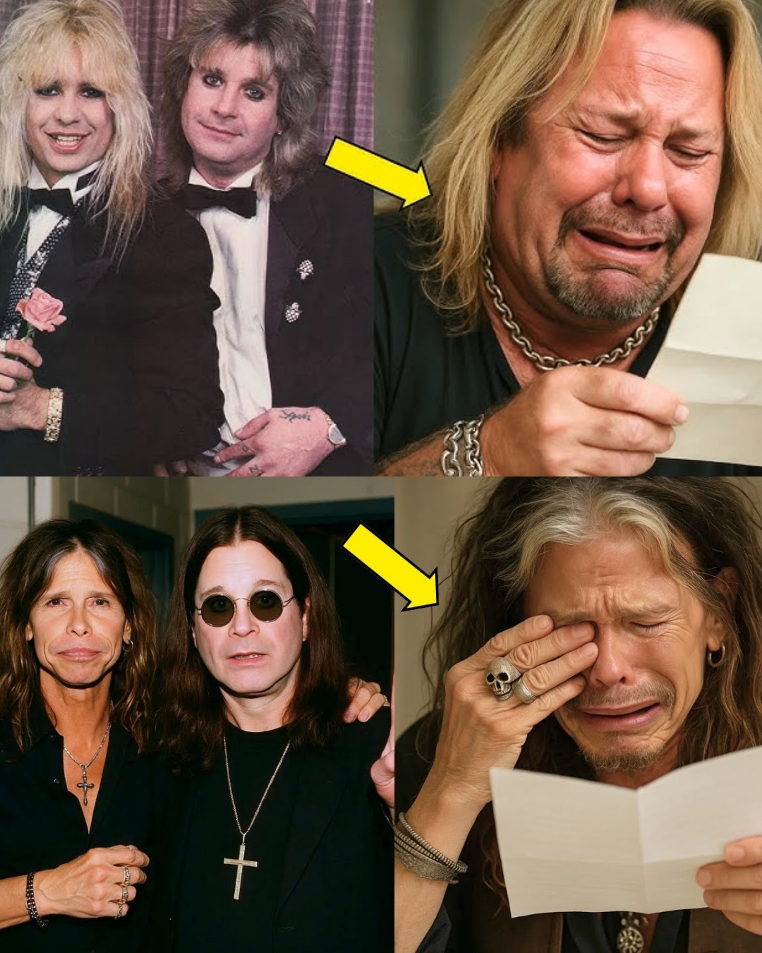 The secret letter that Ozzy Osbourne wrote to Steven Tyler before he left was revealed and left ever