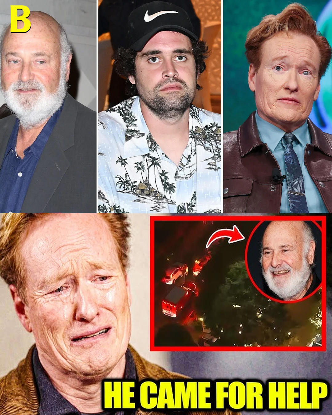 Conan O’Brien reveals what REALLY happened between Rob and Nick Reiner. It’s brutal SHOCKED