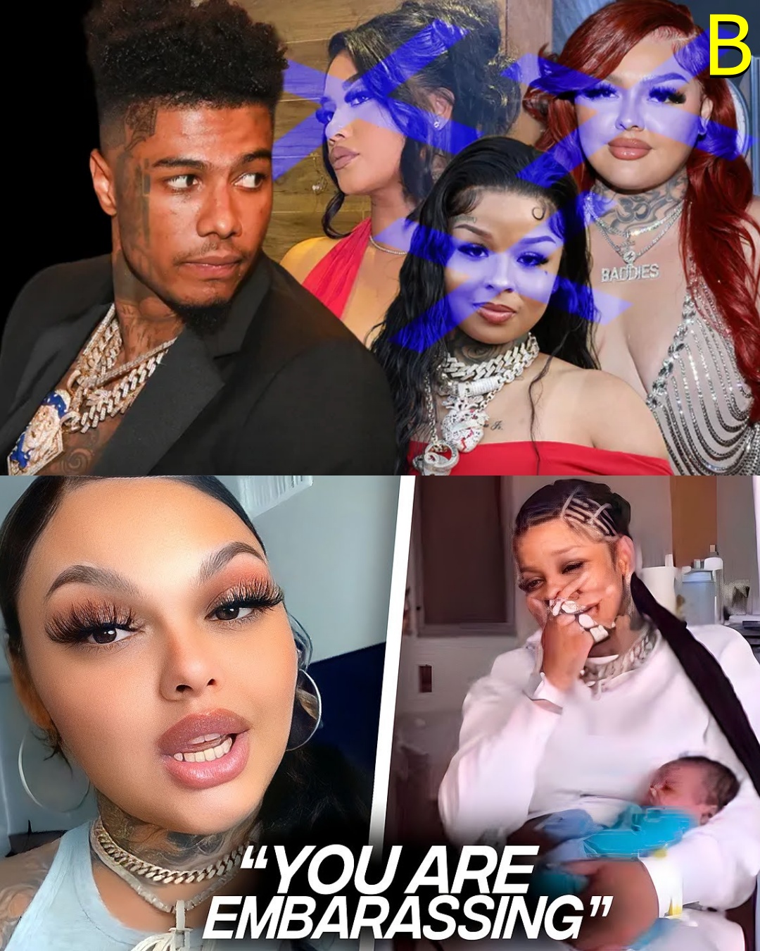 Chrisean and Jaidyn RAGES After Blueface Gets Another Woman Pregnant| New Baby Mama RUNS