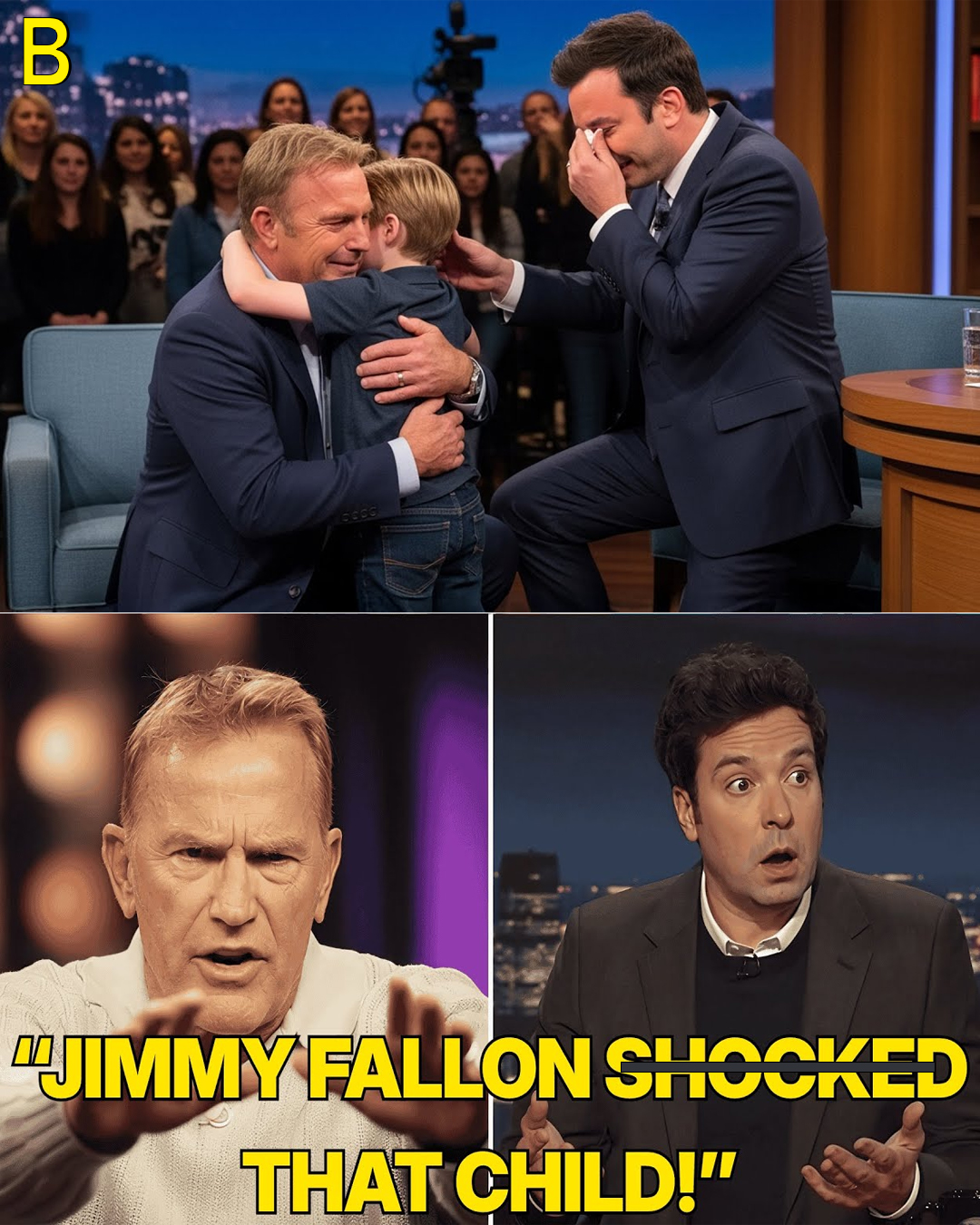 Kevin Costner Halts Jimmy Fallon Show With SHOCKING Announcement