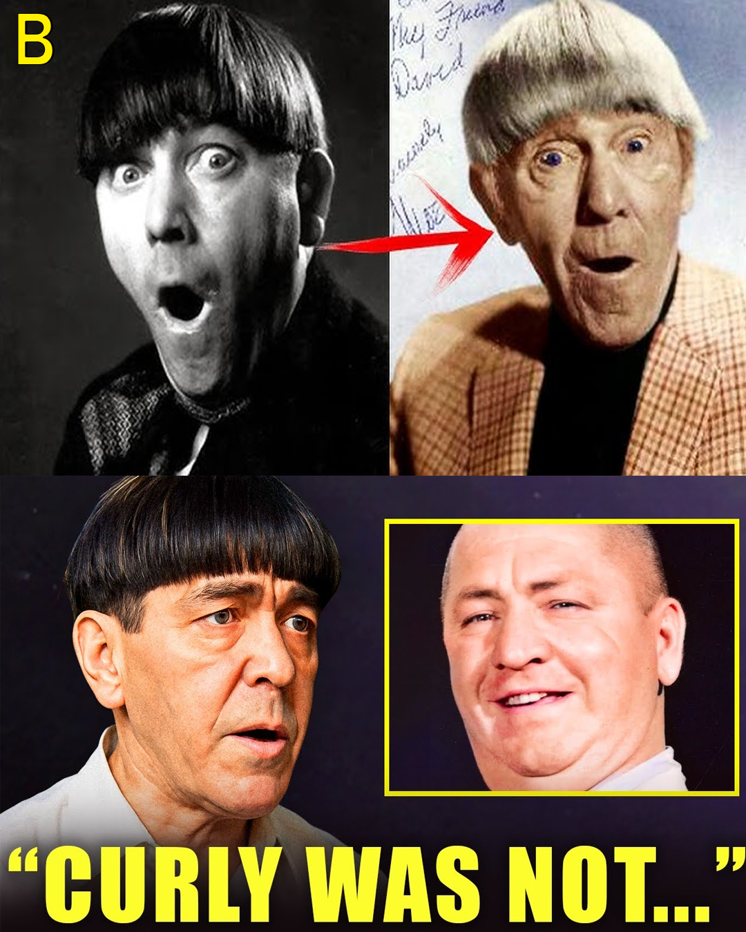 1 Week Before Death, Moe From 3 Stooges Broke Silence On Curly And It’s Bad