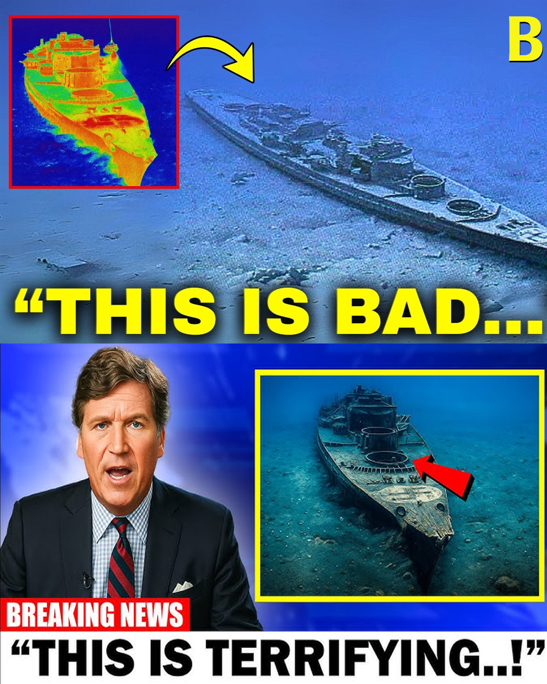 Underwater Drone Flown Towards Bismarck Wreck What They See Terr!fies The World