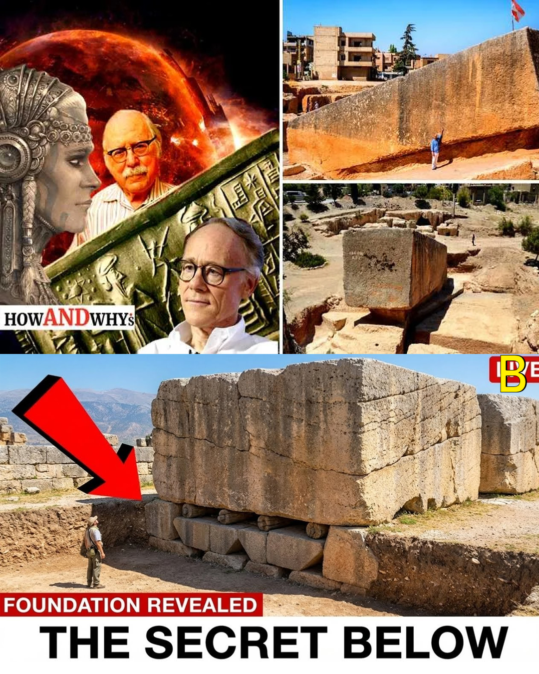 Baalbek’s Greatest Mystery Exposed — The Foundation Trick Under the Megaliths