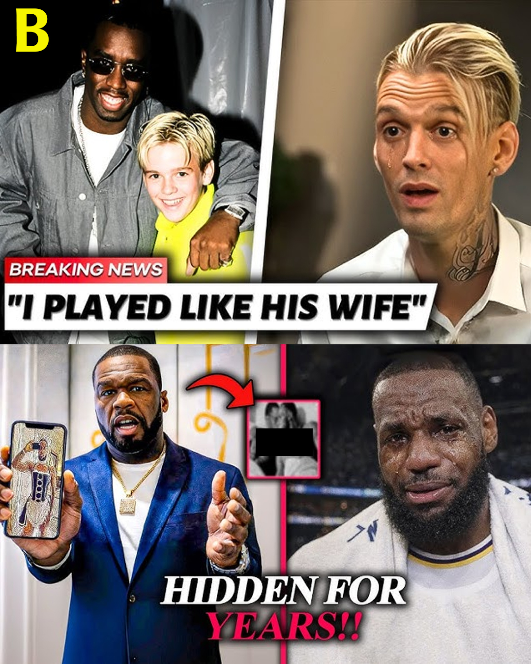 50 Cent’s Documentary Uncovers What Stayed Hidden for Years About Diddy and Aaron Carter!