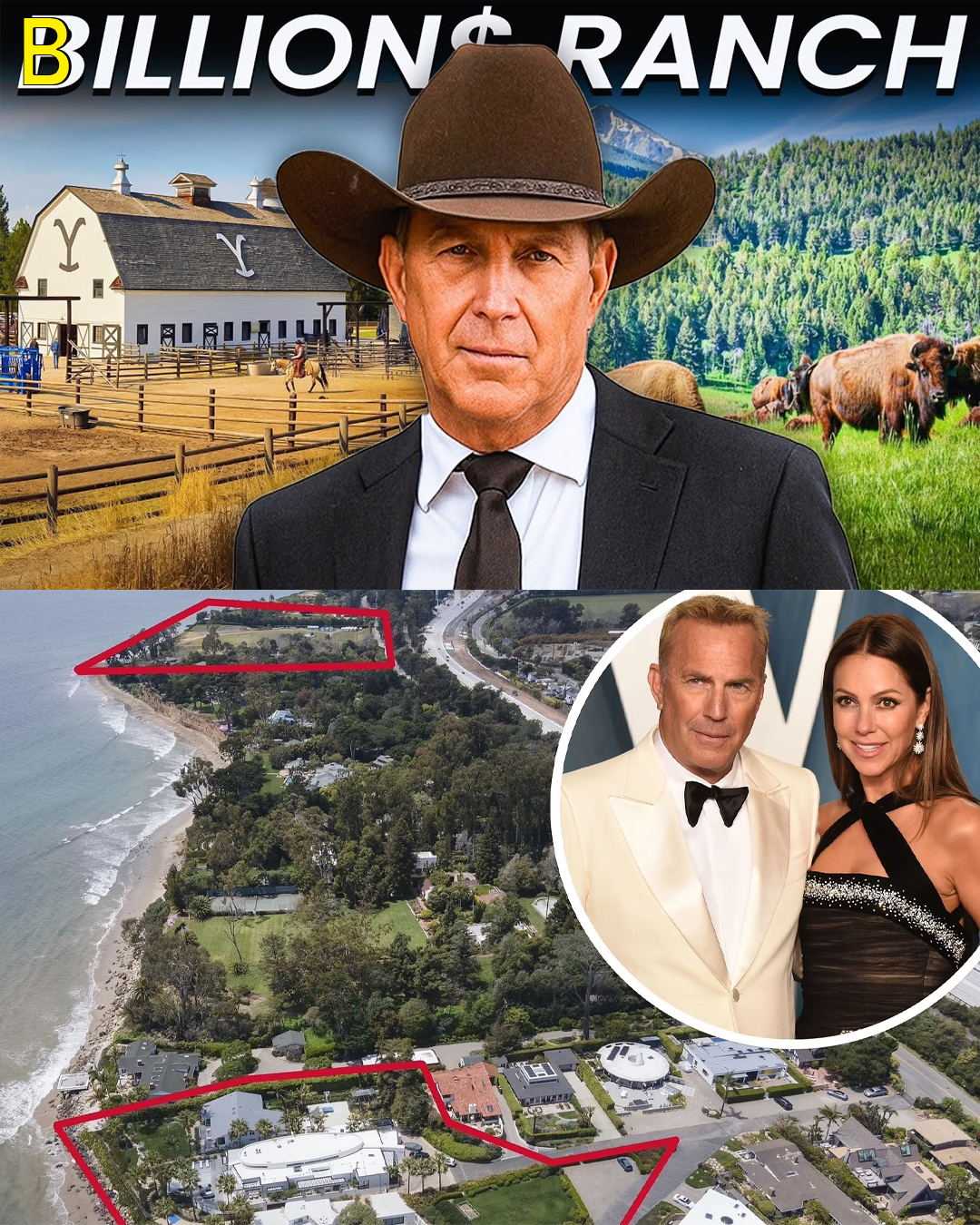OMG: Inside Kevin Costner’s Multi-Million Dollar Ranch Empire
