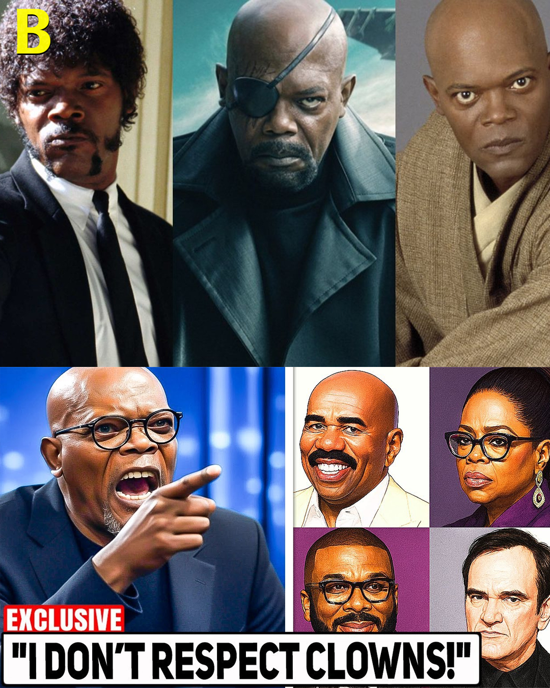 At 76, Samuel L Jackson Names The 6 Actors Who S0LD THEIR S0UL