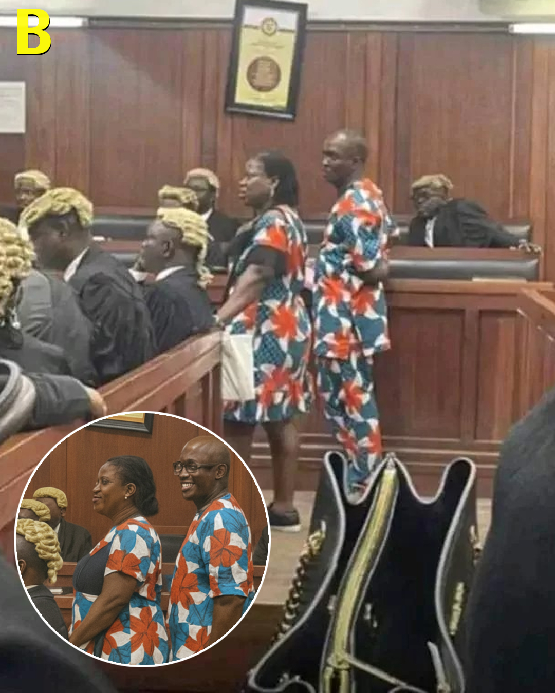 Couple Wears Matching Outfit To Court To Appeal For Divorce