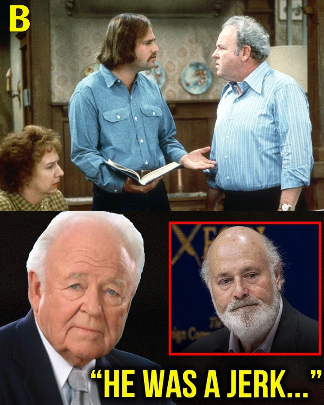 Carol O’Connor Utterly H@ted Rob Reiner.. Now We Finally Know Why